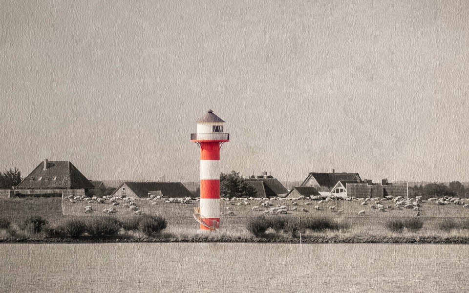 Strandkorb auf Helgoland